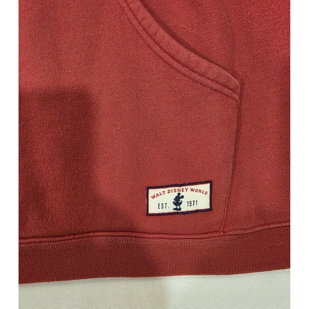Disney, Walt Disney World‎ Vintage Men's Red Hoodie. Size XL - Picture 3 of 8